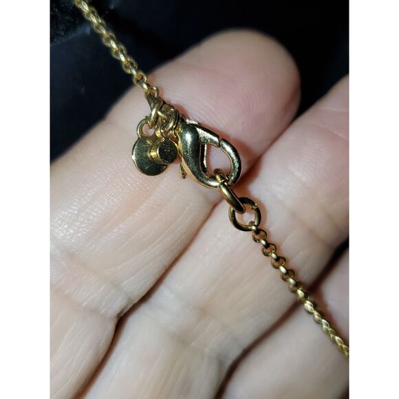 Ann Taylor Necklace Two-Tone Minimalist Evening Sweater Classic Elegance - Picture 4 of 8